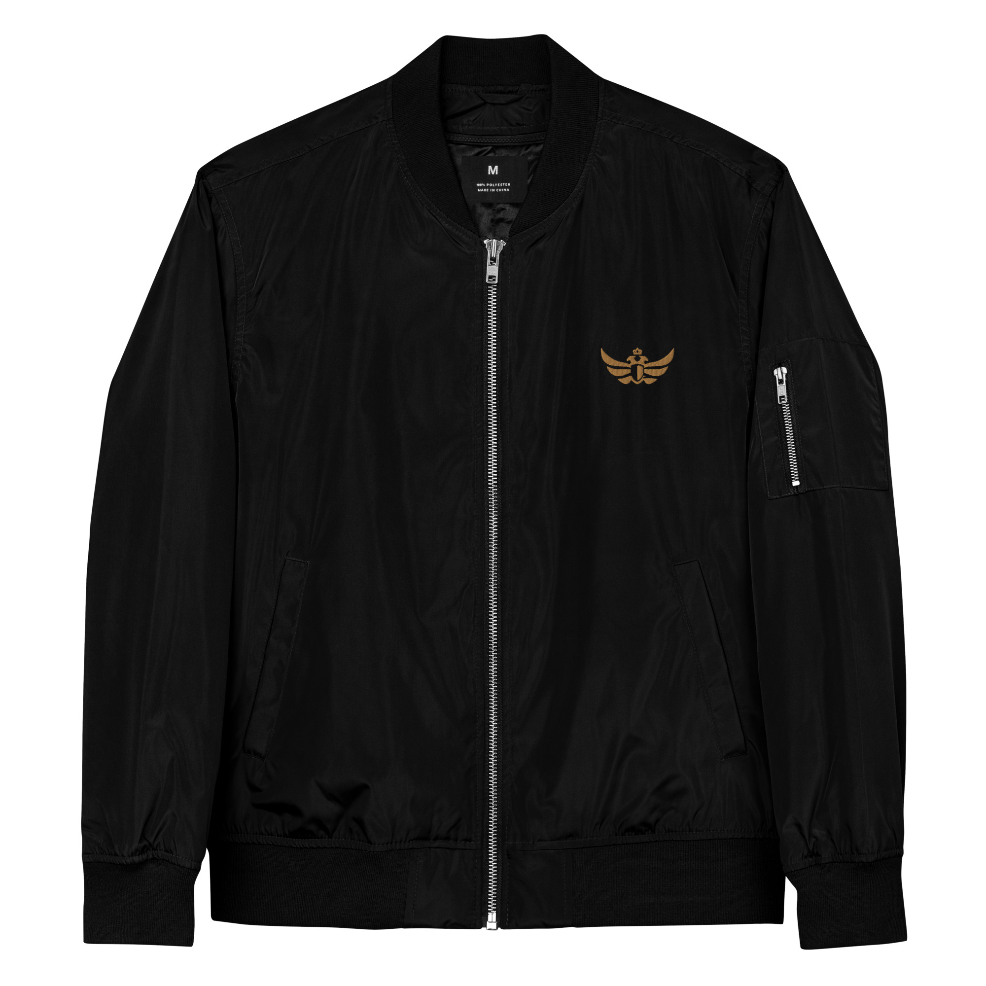The Duran Gold Eagle Premium Bomber Jacket – TheDuranShop